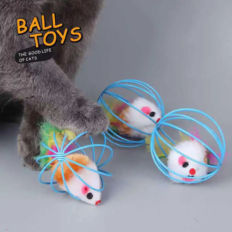 Colorful Cat Chase Toy